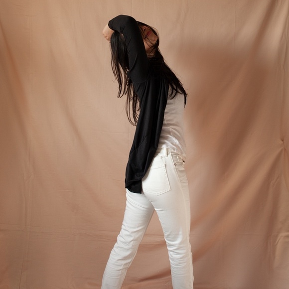 Shrug style Cardigan in Black - Picture 3 of 3